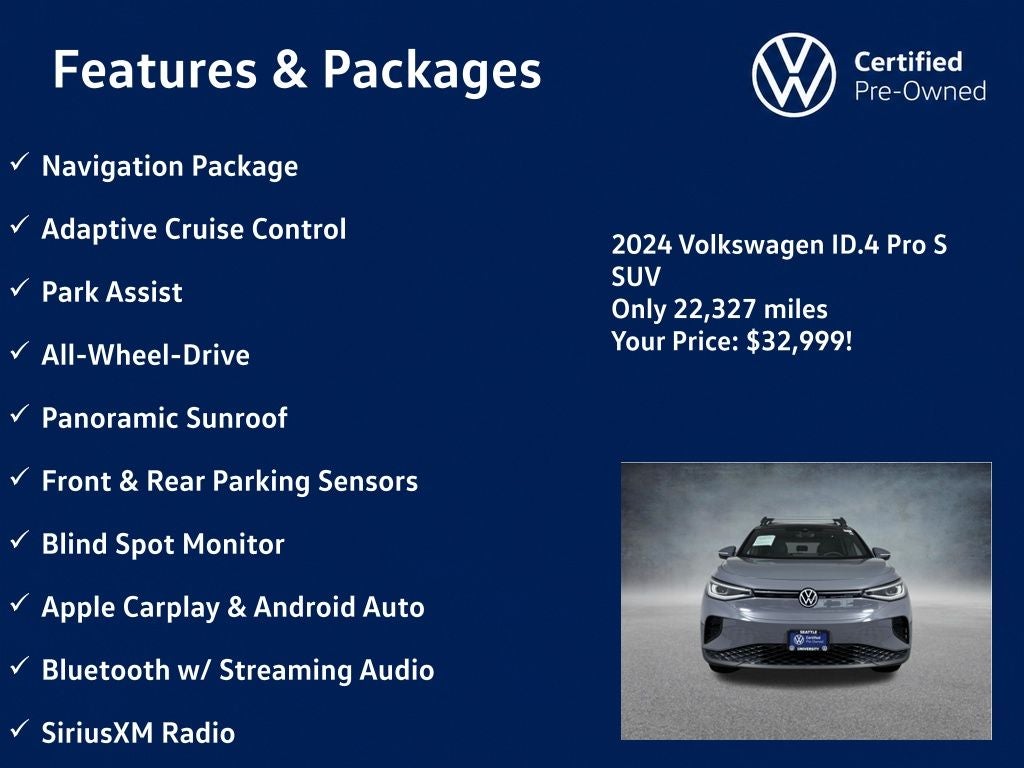 2024 Volkswagen ID.4 Pro S