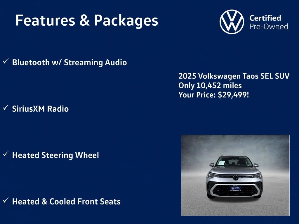 2025 Volkswagen Taos 1.5T SEL