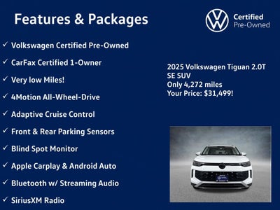 2025 Volkswagen Tiguan 2.0T SE