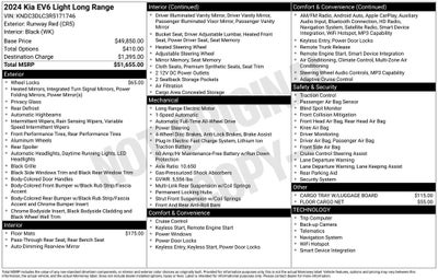 2024 Kia EV6 Light