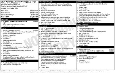 2025 Audi Q5 2.0T Prestige quattro