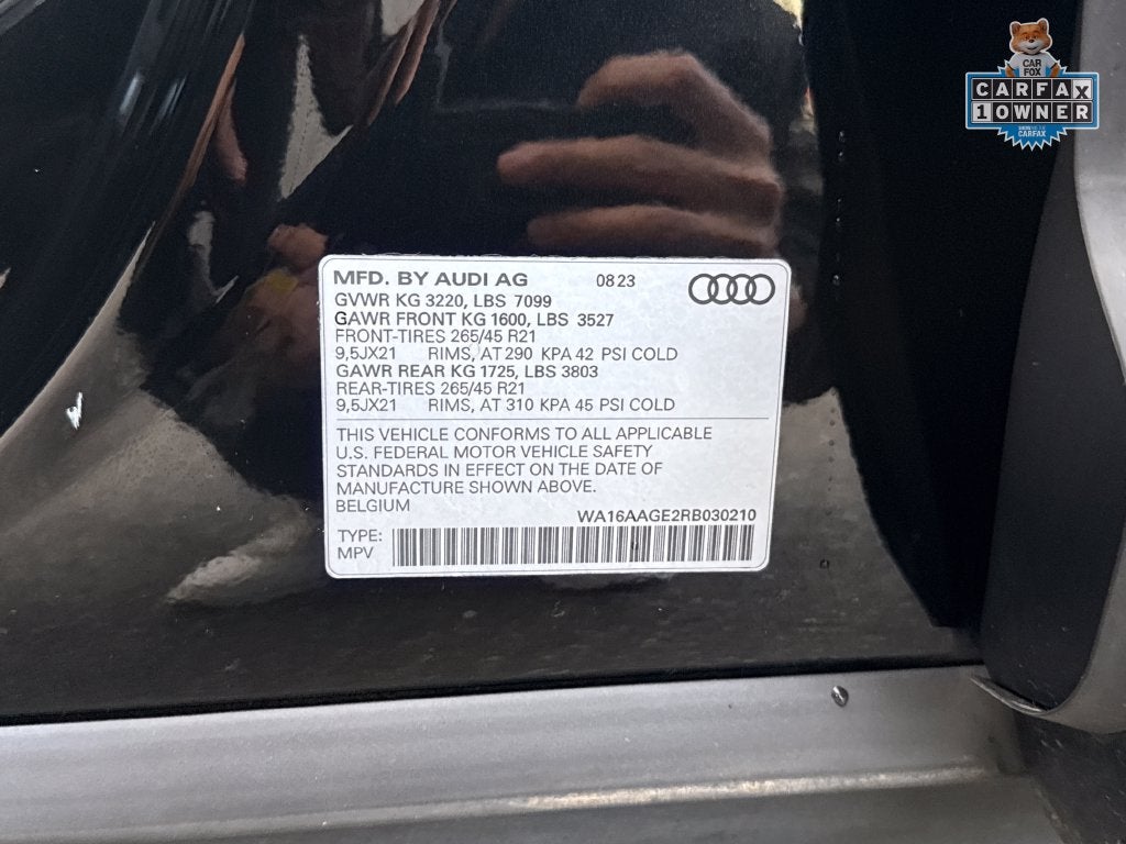 2024 Audi Q8 e-tron Prestige quattro