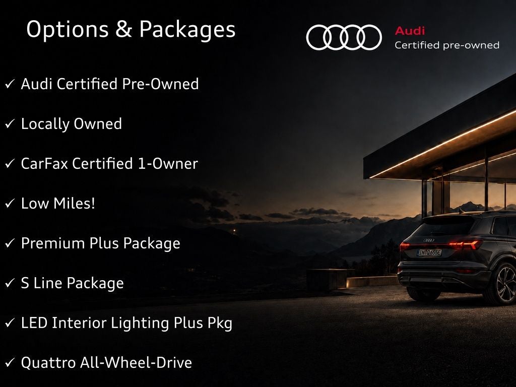 2025 Audi Q3 Premium Plus S Line quattro