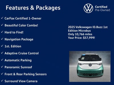 2025 Volkswagen ID. Buzz 1st Edition